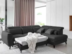 Narożnik z funkcją spania Noble P Nube 6 ciemny szary * Eltap Outlet
