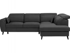 Narożnik z funkcją spania Noble P Nube 6 ciemny szary * Eltap Outlet
