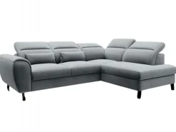 Narożnik z funkcją spania Noble P Velvetmat 4 szary * Eltap Outlet