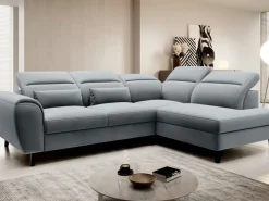 Narożnik z funkcją spania Noble P Velvetmat 4 szary * Eltap Outlet