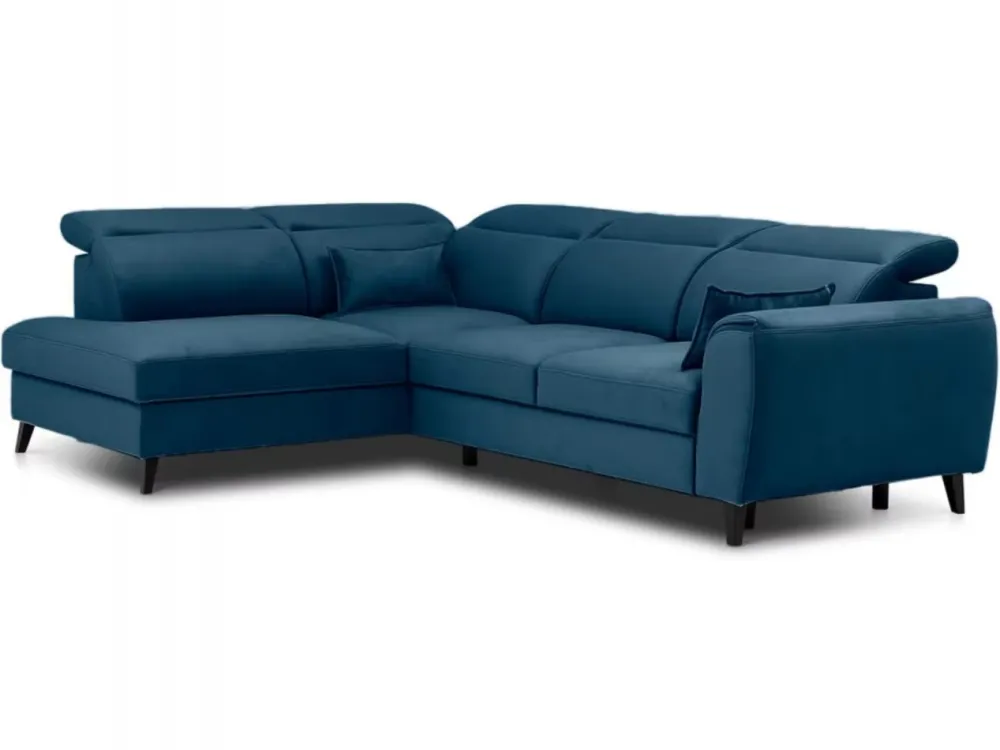 Narożnik z funkcją spania Noble L Nube 40 ciemny niebieski * Eltap Discount