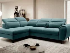 Narożnik z funkcją spania Noble L Velvetmat 38 zielony * Eltap Outlet