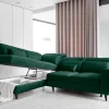 Narożnik z funkcją spania Noble L Nube 35 ciemny zielony * Eltap Discount