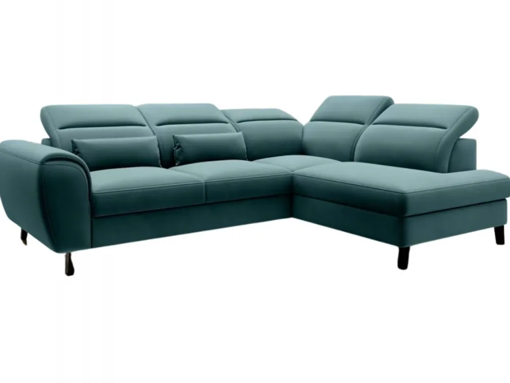 Narożnik z funkcją spania Noble P Velvetmat 38 ciemny zielony * Eltap Outlet