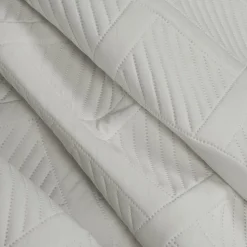 Narzuta ALARA/5 170x210 srebrna geometryczny wzór
