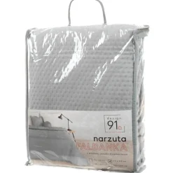 Narzuta FALBANKA 220x240 cm srebrna