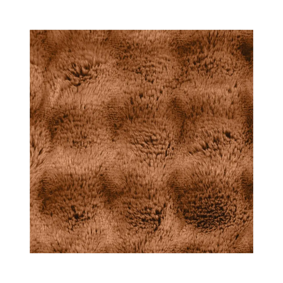 Narzuta futrzana LILY miodowa 200x220 cm