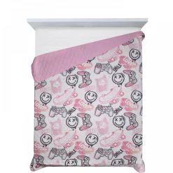 Narzuta KID 17 emotikony 170x210 mikrofibra