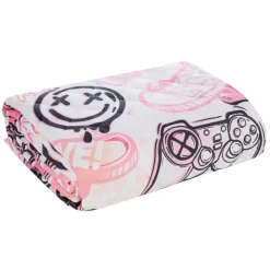Narzuta KID 17 emotikony 170x210 mikrofibra