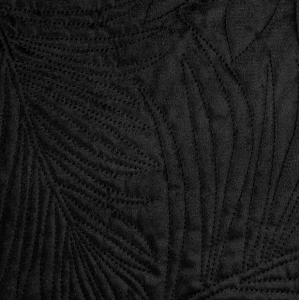 Narzuta LUIZ/4 170x210 czarna liście palmy