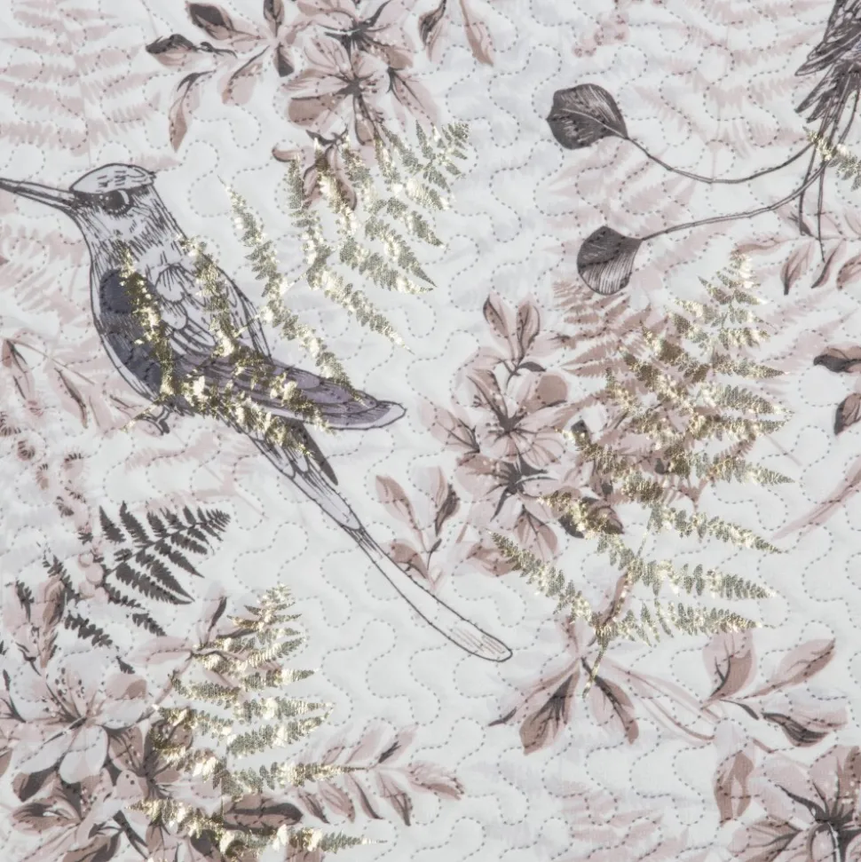 Narzuta POLY 220x240 kwiaty gałązki ptaki