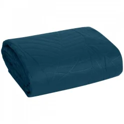 Narzuta BONI/6 170x210 granatowa wzór liście * EUROFIRANY B.B. Choczyńscy Sp.J. Discount