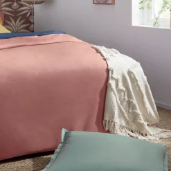 Narzuta na łóżko Inca 130x180 cm kremowa * Atmosphera Discount