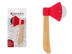 Nóż do pizzy z bambusową rączką siekiera * KINVARA Outlet