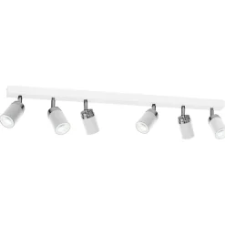 Nowoczesna lampa sufitowa biała Reno x6