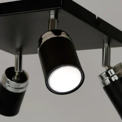 Nowoczesna lampa czarno złota Reno x3 * Luminex Hot