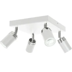 Nowoczesna lampa sufitowa biała Reno x4 * Luminex