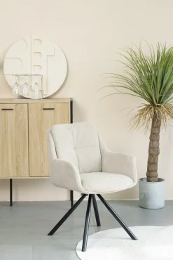 4 nowoczesne krzesła HELIX beżowe * HowHomely Clearance