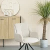 Nowoczesne krzesło HELIX beżowe * HowHomely Discount