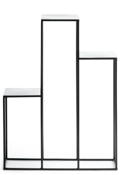 Nowoczesny kwietnik Podium 80 cm czarny LOFT