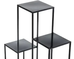 Nowoczesny kwietnik Podium 80 cm czarny LOFT