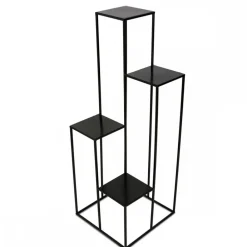 Nowoczesny kwietnik stojak czarny 110 cm LOFT
