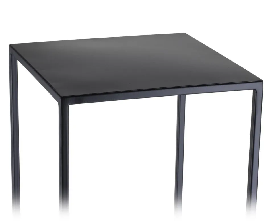 Nowoczesny kwietnik stojący 40 cm czarny LOFT