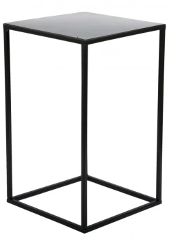 Nowoczesny kwietnik stojący 40 cm czarny LOFT