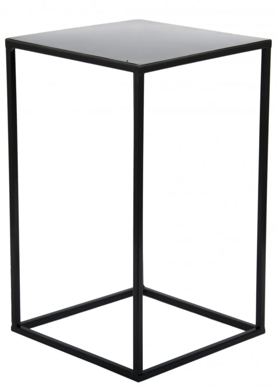 Nowoczesny kwietnik stojący 40 cm czarny LOFT