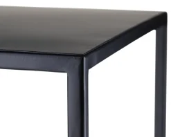 Nowoczesny kwietnik stojący 40 cm czarny LOFT
