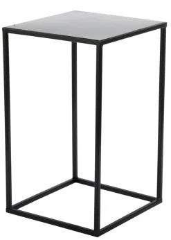 Nowoczesny kwietnik stojący 40 cm czarny LOFT