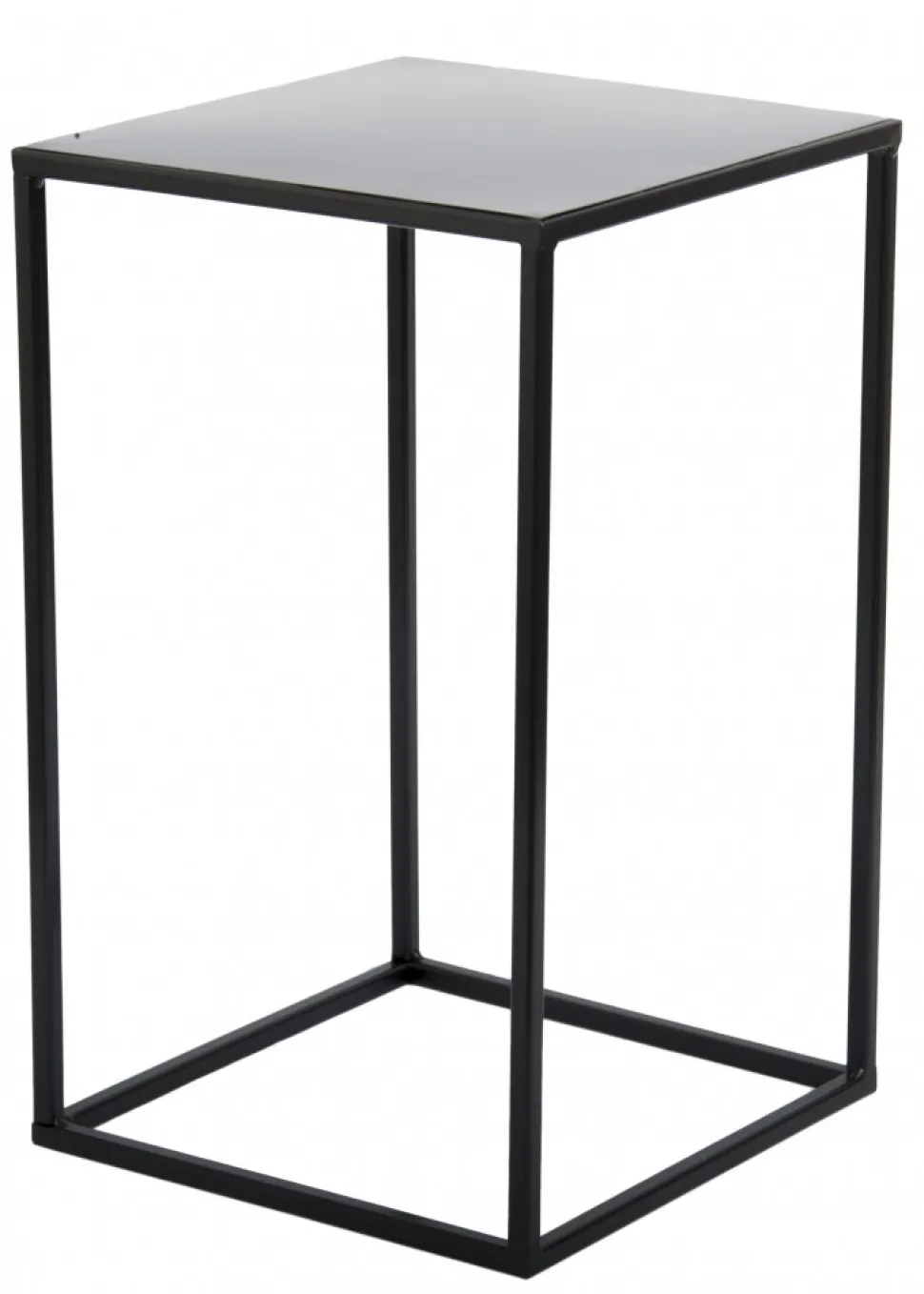 Nowoczesny kwietnik stojący 40 cm czarny LOFT