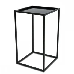 Nowoczesny kwietnik stojący 40 cm czarny