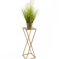 Nowoczesny kwietnik stojący 70 cm złotym GLAM