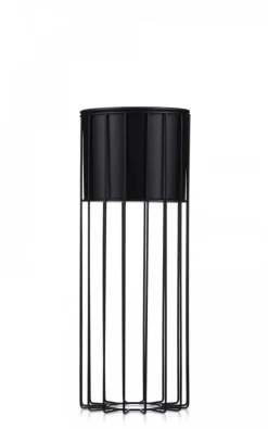 Nowoczesny kwietnik z osłonką 55 cm LOFT metalowy