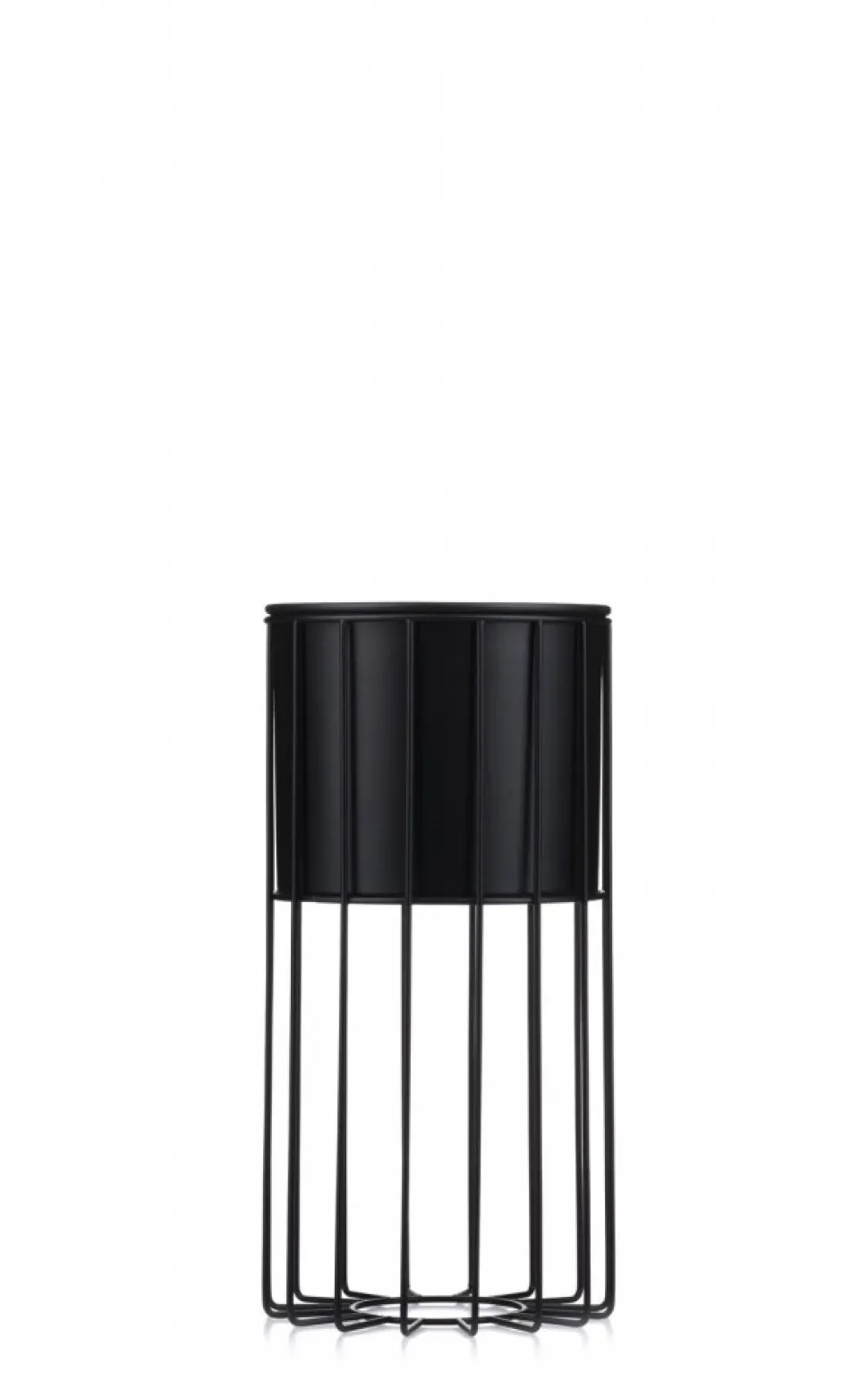 Nowoczesny kwietnik z osłonką 42 cm LOFT metalowy