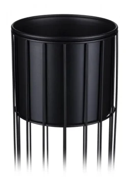 Nowoczesny kwietnik z osłonką 42 cm LOFT metalowy