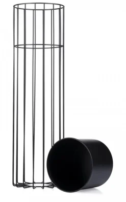 Nowoczesny kwietnik z osłonką 70 cm LOFT metalowe