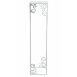 Nowoczesny stojący kwietnik 80cm biały LOFT