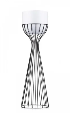 Nowoczesny kwietnik czarno biały 68 cm LOFT * HowHomely Hot