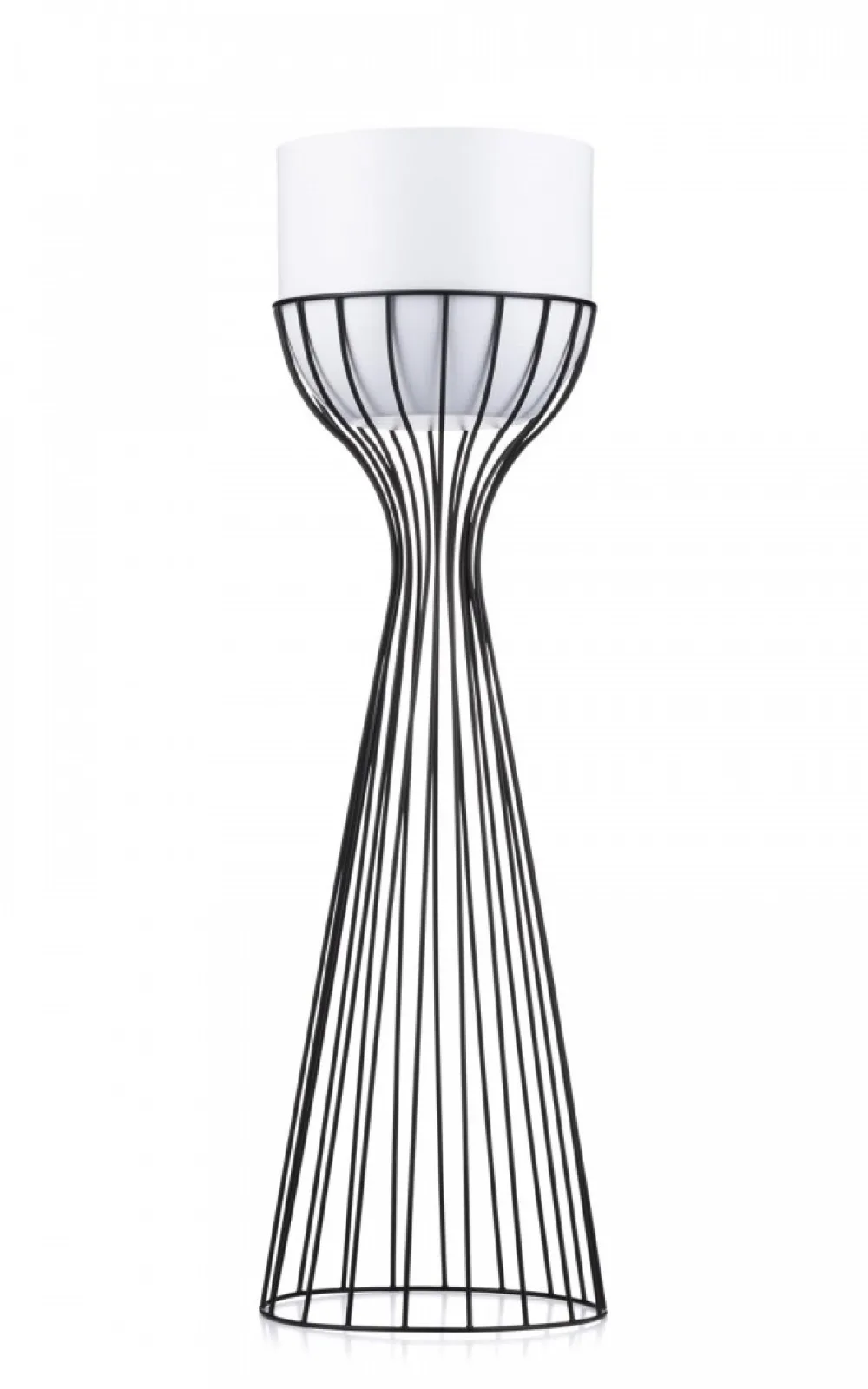 Nowoczesny kwietnik czarno biały 68 cm LOFT * HowHomely Hot
