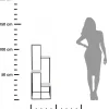 Nowoczesny kwietnik czarno biały 110 cm LOFT * HowHomely Hot