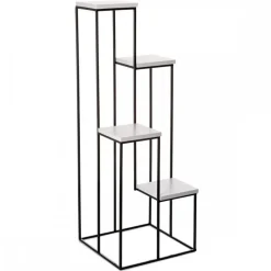Nowoczesny kwietnik czarno biały 110 cm LOFT * HowHomely Hot