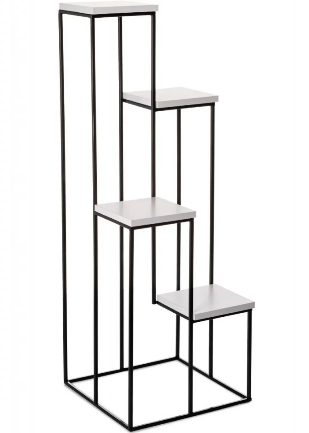 Nowoczesny kwietnik czarno biały 110 cm LOFT * HowHomely Hot