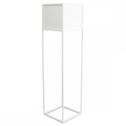 Nowoczesny kwietnik stojak biały 90 cm GLAM * HowHomely Outlet