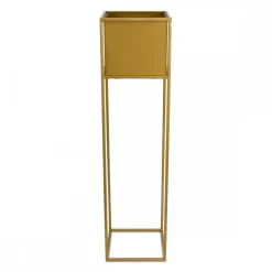 Nowoczesny kwietnik stojak złoty 90 cm GLAM * HowHomely Best
