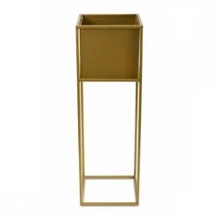 Nowoczesny kwietnik stojak złotym 70 cm GLAM * HowHomely Sale