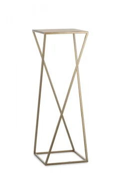 Nowoczesny kwietnik stojący 70 cm ZŁOTY GLAM * HowHomely