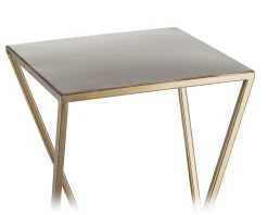 Nowoczesny kwietnik stojący 70 cm ZŁOTY GLAM * HowHomely