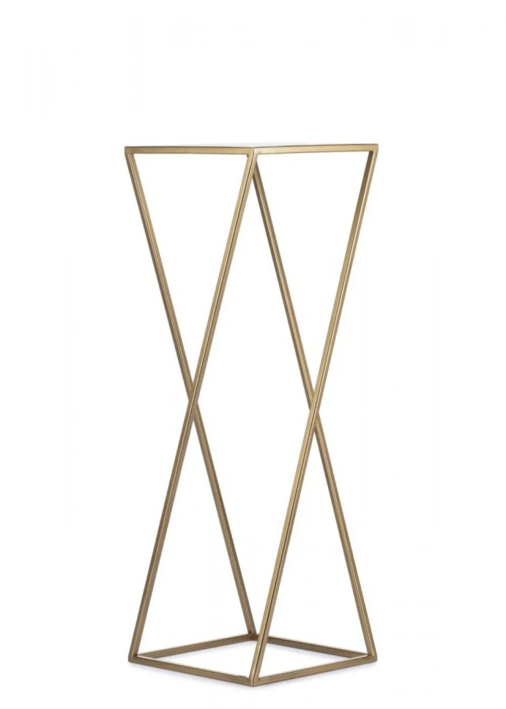 Nowoczesny kwietnik stojący 70 cm ZŁOTY GLAM * HowHomely